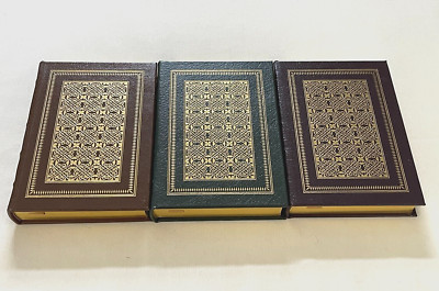 Easton Press PROFESSOR CHALLENGER Conan Doyle 3 VOL Lost World Poison Land Mist-image