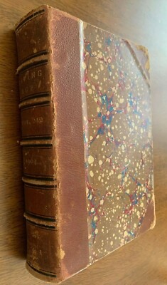 Littell's THE LIVING AGE Vol 242 1904 Leather Bound Collection Writings-Articles-image