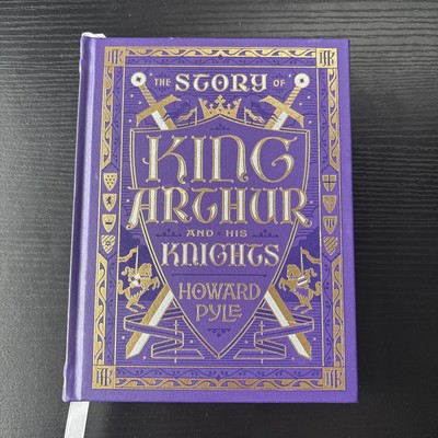 THE STORY OF KING ARTHUR and  HIS KNIGHTS  Leatherbound Book - Like New-image