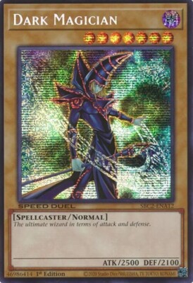 DARK MAGICIAN SECRET RARE SBC2-ENA12 LIGHT PLAY YUGIOH-image