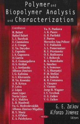 G E Zaikov Polymer & Biopolymer Analysis & Characterizati (Hardback) (UK IMPORT)-image