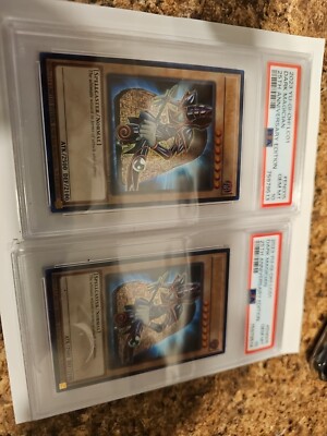  2 Sequential Yu-Gi-Oh! Dark Magician 25th Anniversary  Ultra Rare Holo - PSA 10-image