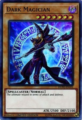 Dark Magician - DUPO-EN101 - Ultra Rare - Limited Edition x1 Heavily Played-image