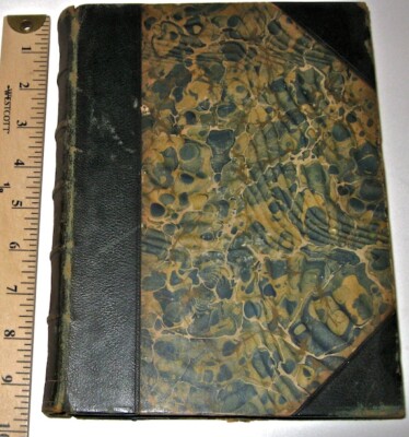 INGOLDSBY LEGENDS! LEATHER Ghost ILLUSTRATED CRUIKSHANK(Dickens)Fairy Tales 1866-image