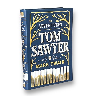THE ADVENTURES OF TOM SAWYER by Mark Twain Flexi Bound COLLECTIBLE Deluxe book-image