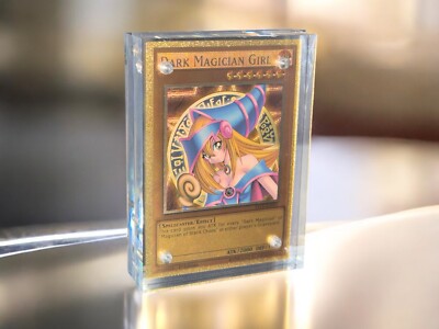 Dark Magician Girl - Luxury Gold Foil DIY Orica Single Card Acrylic Display-image