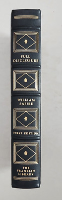 Full Disclosure: William Safire. Franklin Library. First Edition. Leather. 1977-image