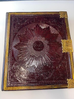 Antique Leather Bound Portfolio with Appraisal-image