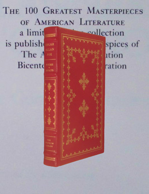 Edgar Allan Poe Collected Poems Essays Franklin Library Leather Limited Edition-image