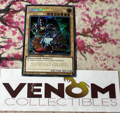 1x (M/NM) Dark Magician - SBCB-EN001 - Secret Rare - 1st Edition -image