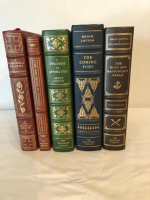 Leather bound, collectible books from the Franklin Library-image