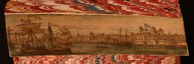 1848 Poems By Alfred Tennyson Fore Edge-Painting Fifth Edition White Binding-image