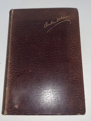 Antique Collected Poems by Austin Dobson 1902 5th Ed. Leather Bound Gold Gilt-image