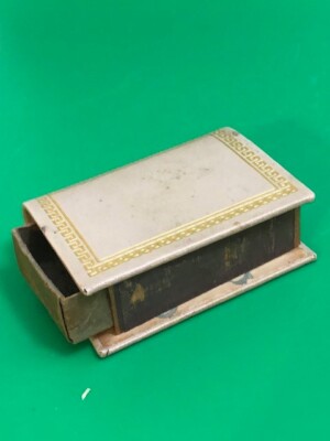 RARE Vintage Matchbox Leather Bound Book Match Cover-image