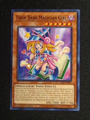 Yu-Gi-Oh! Toon Dark Magician Girl LDS1-EN057 1st Edition Common NM-image