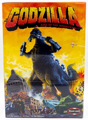 16 Inch Godzilla - King of the Monsters - Diorama Model Kit (2001 Polar Lights)-image