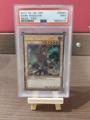 Yu-Gi-Oh! PSA 9 Dark Magician CT14-EN001 - Limited Edition, Secret Rare-image