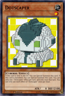 YUGIOH - Dotscaper - SP18-EN011 - Common - 1st Edition - NM - FLAT RATE SHIP-image