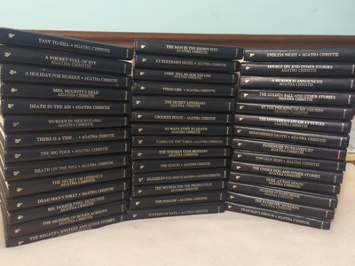 Lot Of 42 The Agatha Christie Mystery Collection Hardcover -image