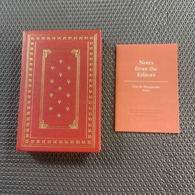 Franklin Library: GUY de MAUPASSANT: FRENCH STORIES: THE JEWELS NICE!-image
