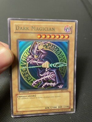 Yugioh Dark Magician SDY-006 Ultra Rare 1st Edition NA English Vintage-image