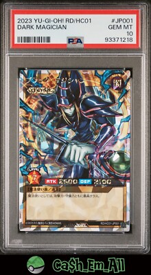 PSA 10 Dark Magician Over Rush Rare JP001 Yu-Gi-Oh! Rush Duel Japanese-image