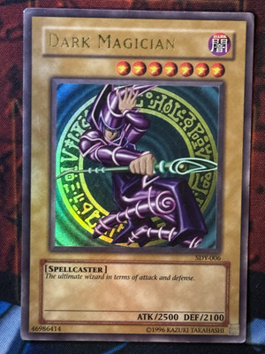 Yu-Gi-Oh! TCG Dark Magician SDY-006 Unlimited Ultra Rare  Lightly Played-image