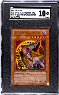 SGC 10 Yu-Gi-Oh Dark Magician Girl RDS-ENSE2 Ultra Rare Limited Edition Card-image