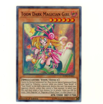 Toon Dark Magician Girl DUPO-EN041 Foil 1st Edition Yu-Gi-Oh-image