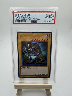 2010 Yu-Gi-Oh! Dark Magician Limited Edition PSA 10-image