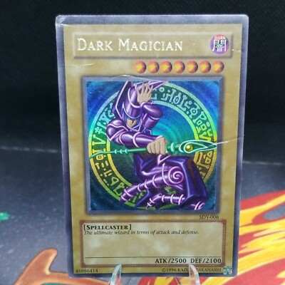 Dark Magician SDY-006 Moderately Played Ultra Rare Holo Unlimited Yugioh Card-image