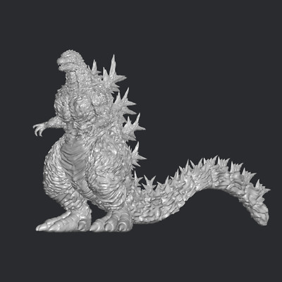 Godzilla Minus One Resin Sculpture Statue Model Kit Unpainted/Unassembled-image