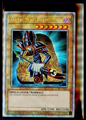 *** DARK MAGICIAN *** QUARTER CENTURY SECRET RARE (LP) LC01-EN005 YUGIOH!-image