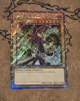 Yugioh Dark Magician MP17 Art RA04-EN001 Platinum Secret Rare NM Presale-image