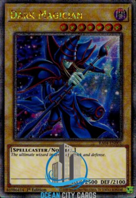 Yugioh Dark Magician RA04-EN001 Quarter Century Secret Rare Alt Art NM-image
