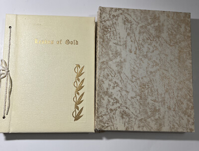 Leaves Of Gold Anthology Of Prayers Phrases Verse & Prose Hardcover Book 1948-image