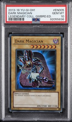 2013-2018 YU-GI-OH! LEGEND COLL GAMEBOARD ED #EN005 DARK MAGICIAN PSA 10-image