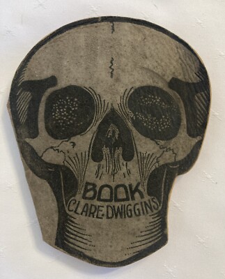 1905 Skull Toast Book by Clare Victor Dwiggins Leather Bound Rare-image