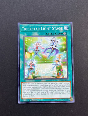 Yugioh! Trickstar Light Stage - 1st Edition Common SP18-EN040 (NM/LP) 1996-image