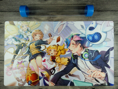 Ygomat VRAINS Mat Custom TCG Duel Battlefield Playmat Free High Quality Tube-image