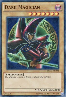 Yugioh Dark Magician YGLD-ENB02 Ultra Rare LP-image