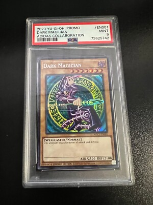 Yu-Gi-Oh - Dark Magician ADC1-EN001 Adidas Collaboration PSA 9 Mint-image