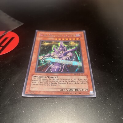 Dark Magician Knight Parallel Rare ROD-EN-001 Yugioh Trading Card-image