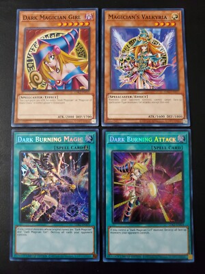 Yu-Gi-Oh! Dark Magician Girl Set Valkyria, Dark Burning Attack, Burning Magic-image