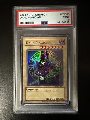 PSA 9 Dark Magician RP01-EN003 YuGiOh Retro Pack 2024-image