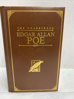 1997 – The Unabridged Edgar Allan Poe – Leather Bound Edition HC Nice-image