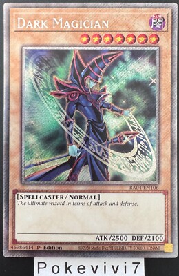 YU-GI-OH! Card DARK MAGICIAN RA04-EN106 PSR NEW-image