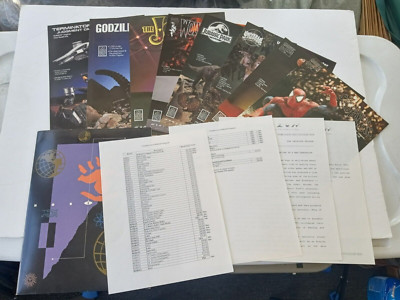1994 HORIZON TOY FAIR PRESS KIT SPIDERMAN JOKER GODZILLA GREEN GOBLIN WOLVERINE-image