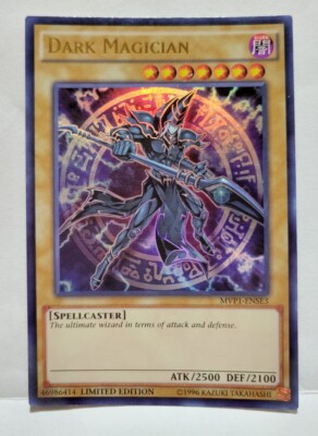 YUGIOH DARK MAGICIAN MVP1-ENSV3 LIMITED EDITION ULTRA LIGHT PLAYED -image