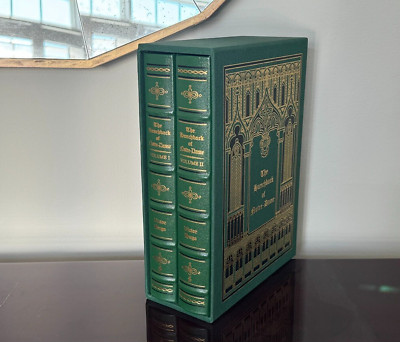 Easton Press 2V Set HUNCHBACK OF NOTRE DAME Victor Hugo Deluxe Ltd Ed 83/800 MNT-image